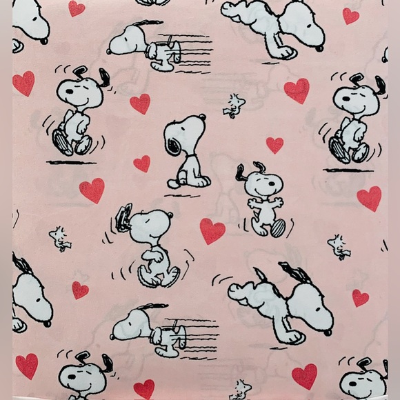 Peanuts Snoopy Happy Hearts Valentine Sheet Set - Queen - Picture 3 of 5
